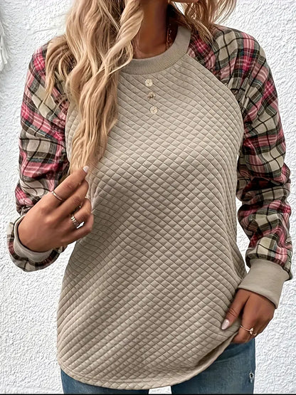 Babette | Sweter Damski z Kraciastymi Rękawami