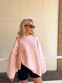 Sweter z okrągłym dekoltem