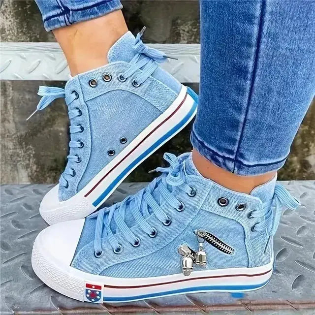 Gabriella | Modne buty w stylu dżinsowym