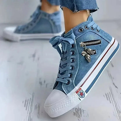 Gabriella | Modne buty w stylu dżinsowym