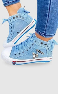 Gabriella | Modne buty w stylu dżinsowym