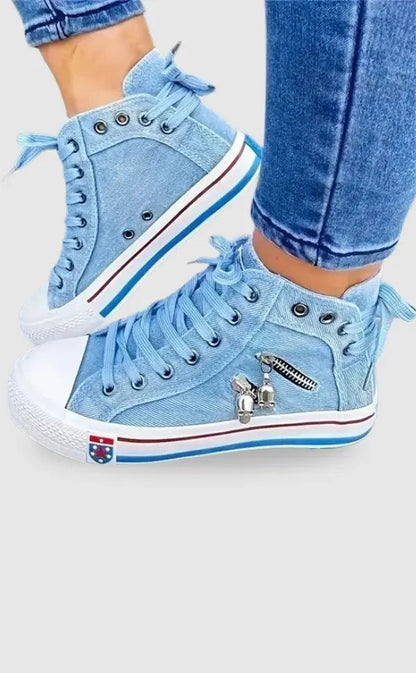 Gabriella | Modne buty w stylu dżinsowym