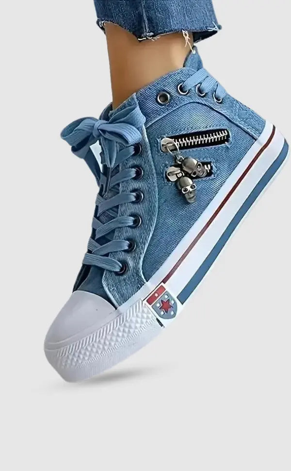 Gabriella | Modne buty w stylu dżinsowym