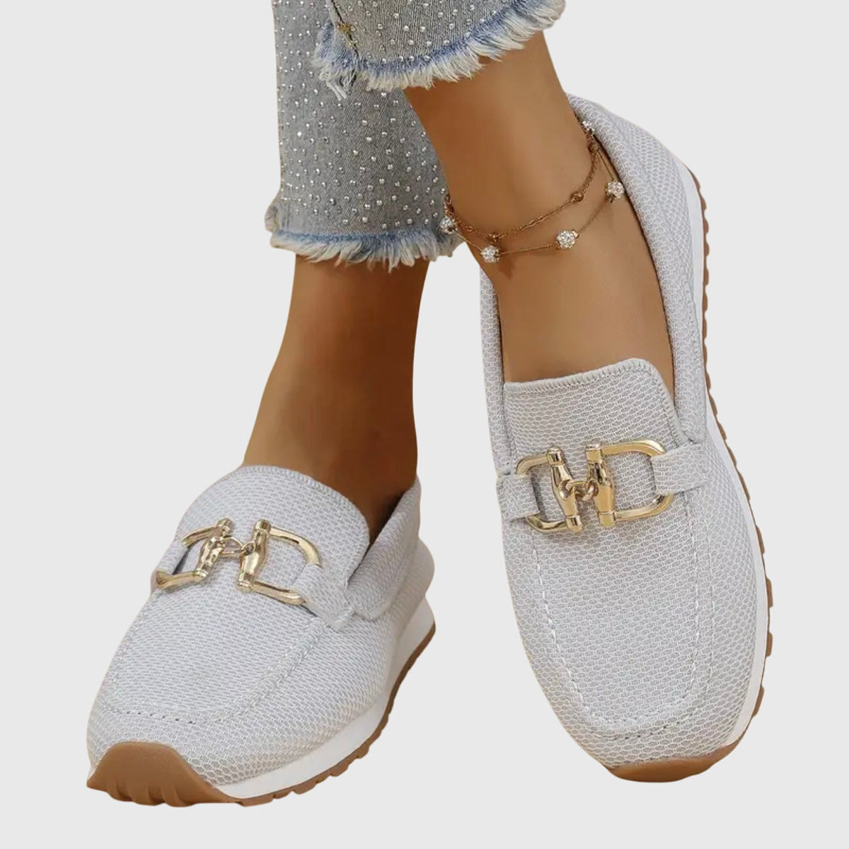 Mia | Czarne Wygodne Mokasyny Damskie Ortopedyczne 5