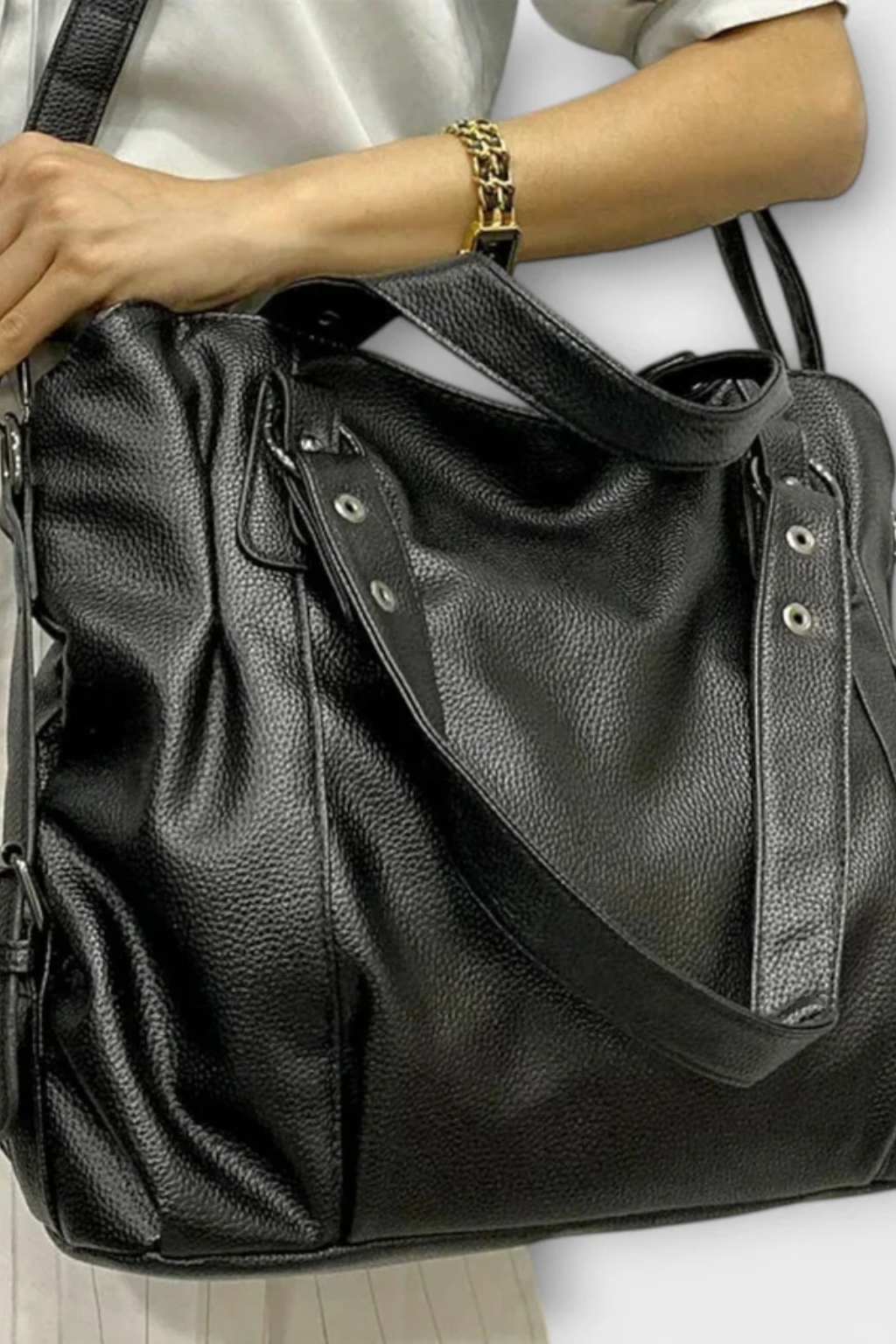 Mia | Elegancka Damska Torba na Ramię z Ćwiekami 5