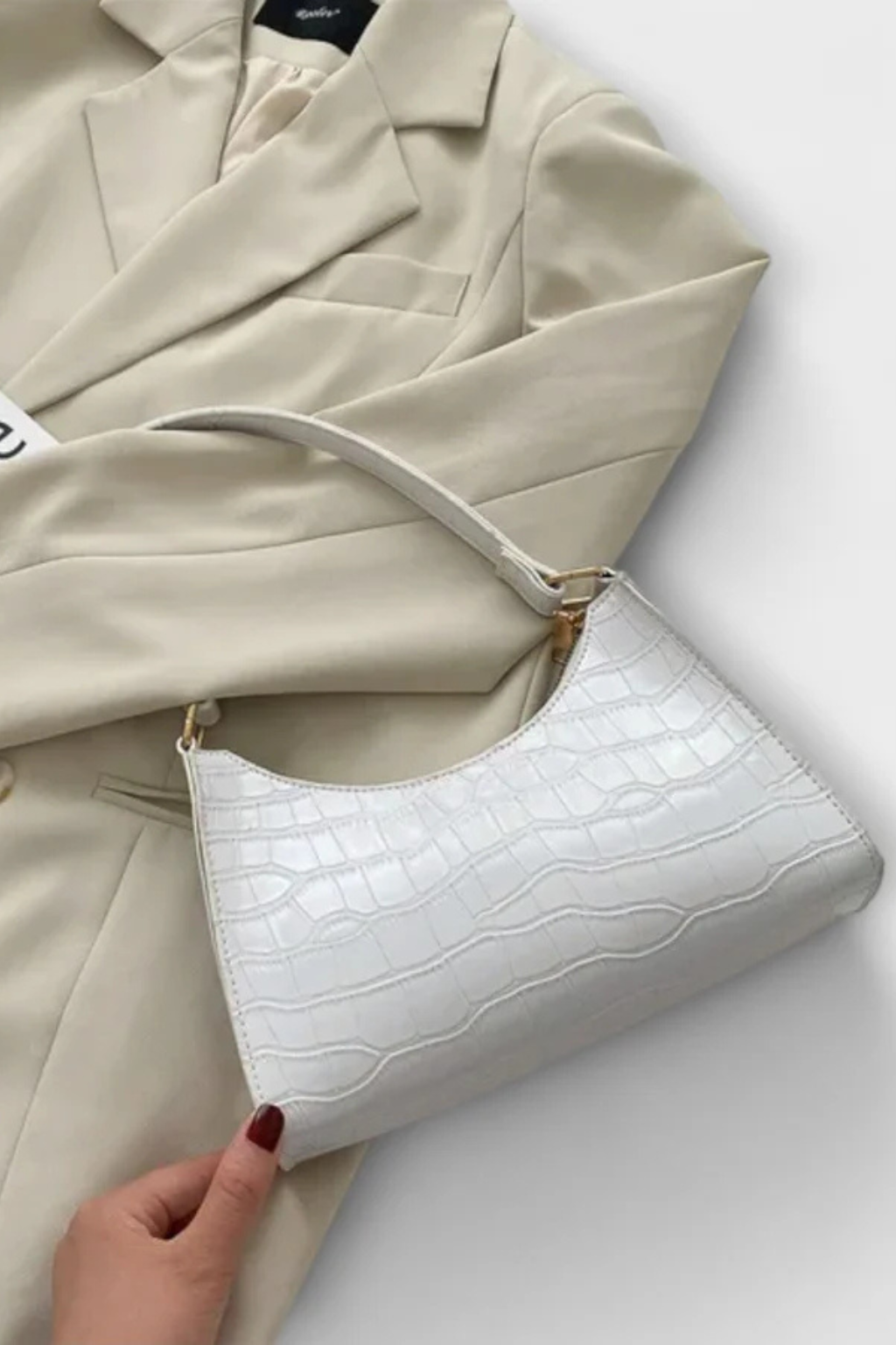Mia | Elegancka Teksturowana Torba na Ramię 10