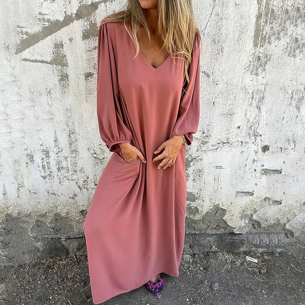 Mia | Elegancka Zwiewna Sukienka Maxi 1