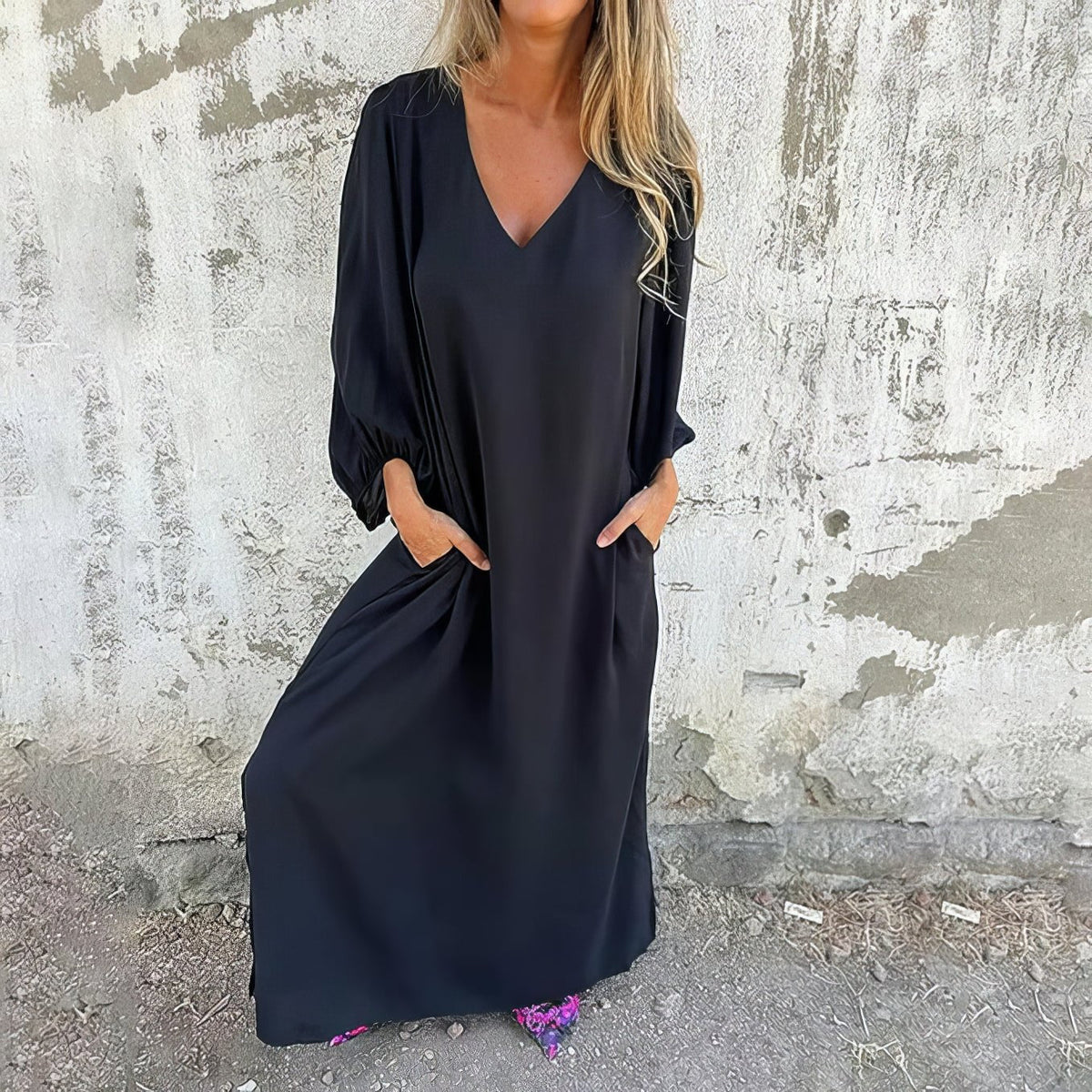 Mia | Elegancka Zwiewna Sukienka Maxi 2