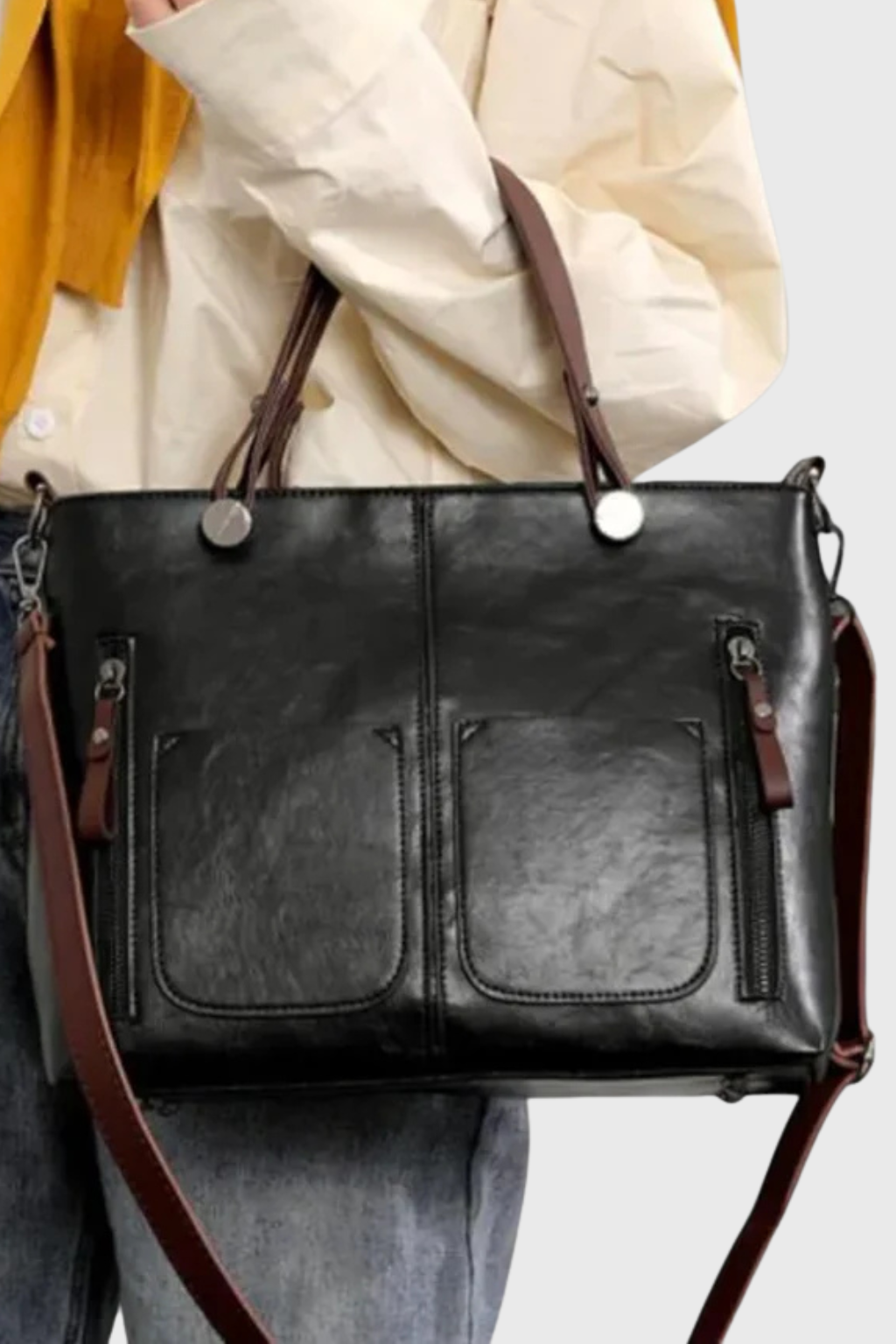 Mia | Stylowa Damska Torba Strukturalna 8
