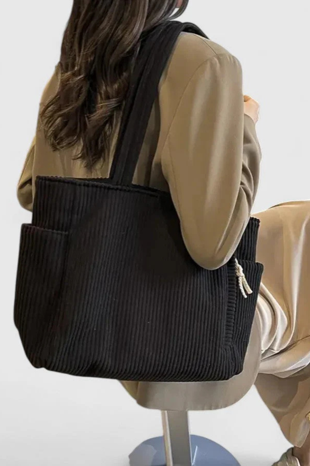Mia | Stylowa Damska Torba Sztruksowa 5