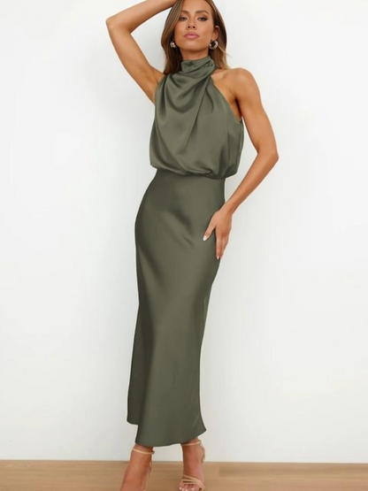 Olivia | Elegancka Suknia Wieczorowa Halter 8