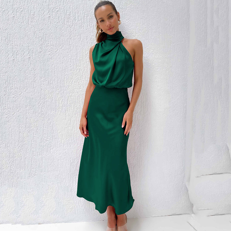 Olivia | Elegancka Suknia Wieczorowa Halter 9