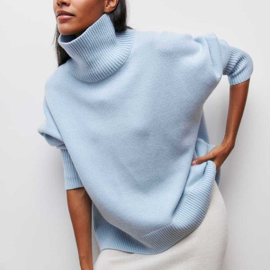 Aria | Stylowy sweter zimowy z wysokim kołnierzem