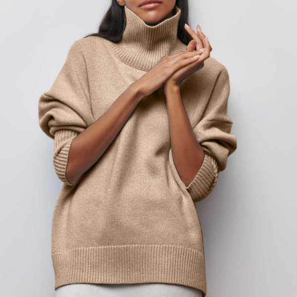 Aria | Stylowy sweter zimowy z wysokim kołnierzem