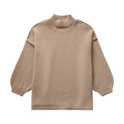 Jana | Przytulny oversize’owy sweter na jesień – miękki, ciepły i stylowy do codziennych stylizacji