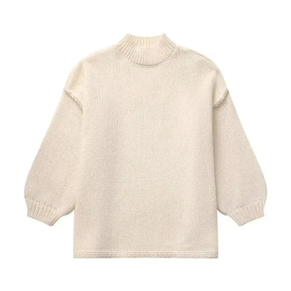 Jana | Przytulny oversize’owy sweter na jesień – miękki, ciepły i stylowy do codziennych stylizacji